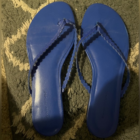 Banana Republic Shoes - Banana Republic Royal Blue Slides